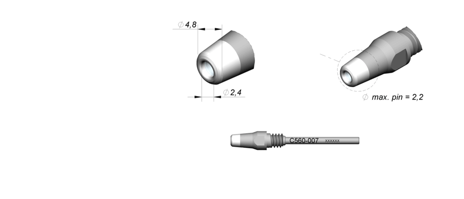 C560007 - Tip for DR560 desoldering iron